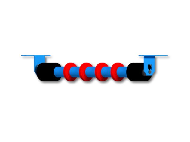 Urethane Disc Return Rollers